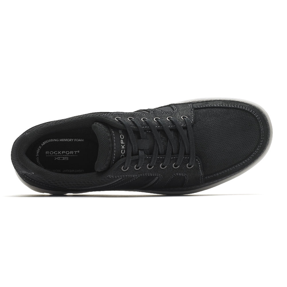 Tenis Rockport Homem Pretas - Get Your Kicks Mudguard Blucher - 20348LQUZ